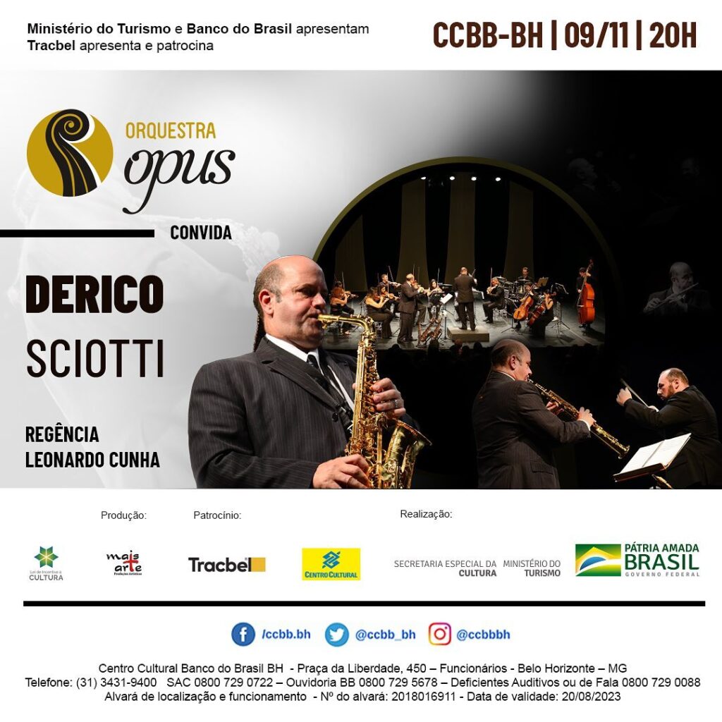 Orquestra Opus Convida Derico Sciotti