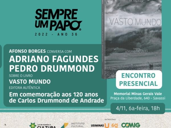 Sempre Um Papo recebe Pedro Drummond e Adriano Fagundes