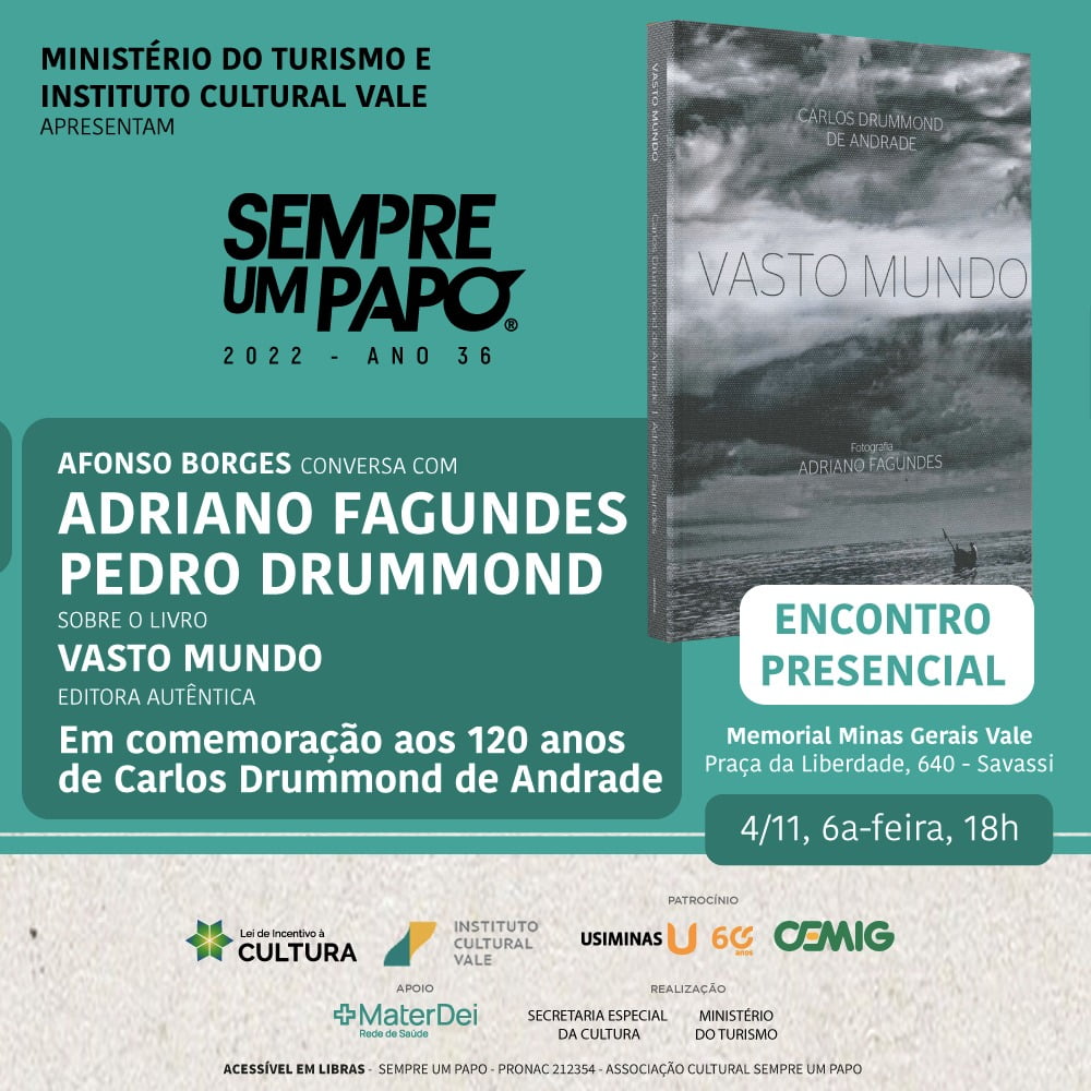 Sempre Um Papo recebe Pedro Drummond e Adriano Fagundes