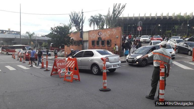 PBH realiza operação de trânsito no entorno da Rodoviária