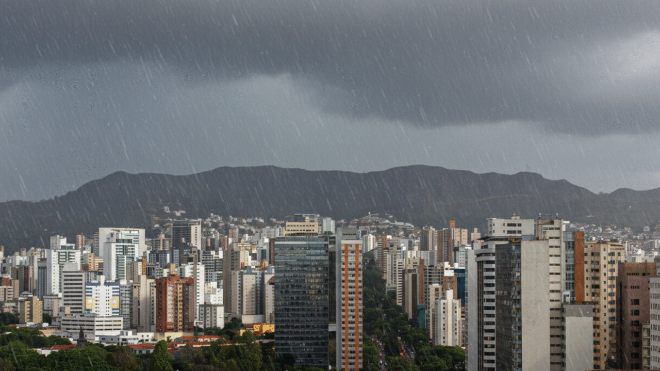 Chuva com ventania causa estragos na Grande BH: casas destelhadas, árvores e postes caídos