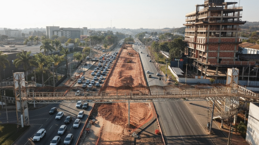 Construção de trincheira na Cristiano Machado, em BH, terá impactos no trânsito e novos desvios
