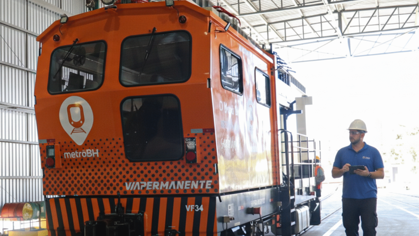 Metrô da Região Metropolitana de Belo Horizonte recebe novos equipamentos de manutenção e avança em modernização do sistema