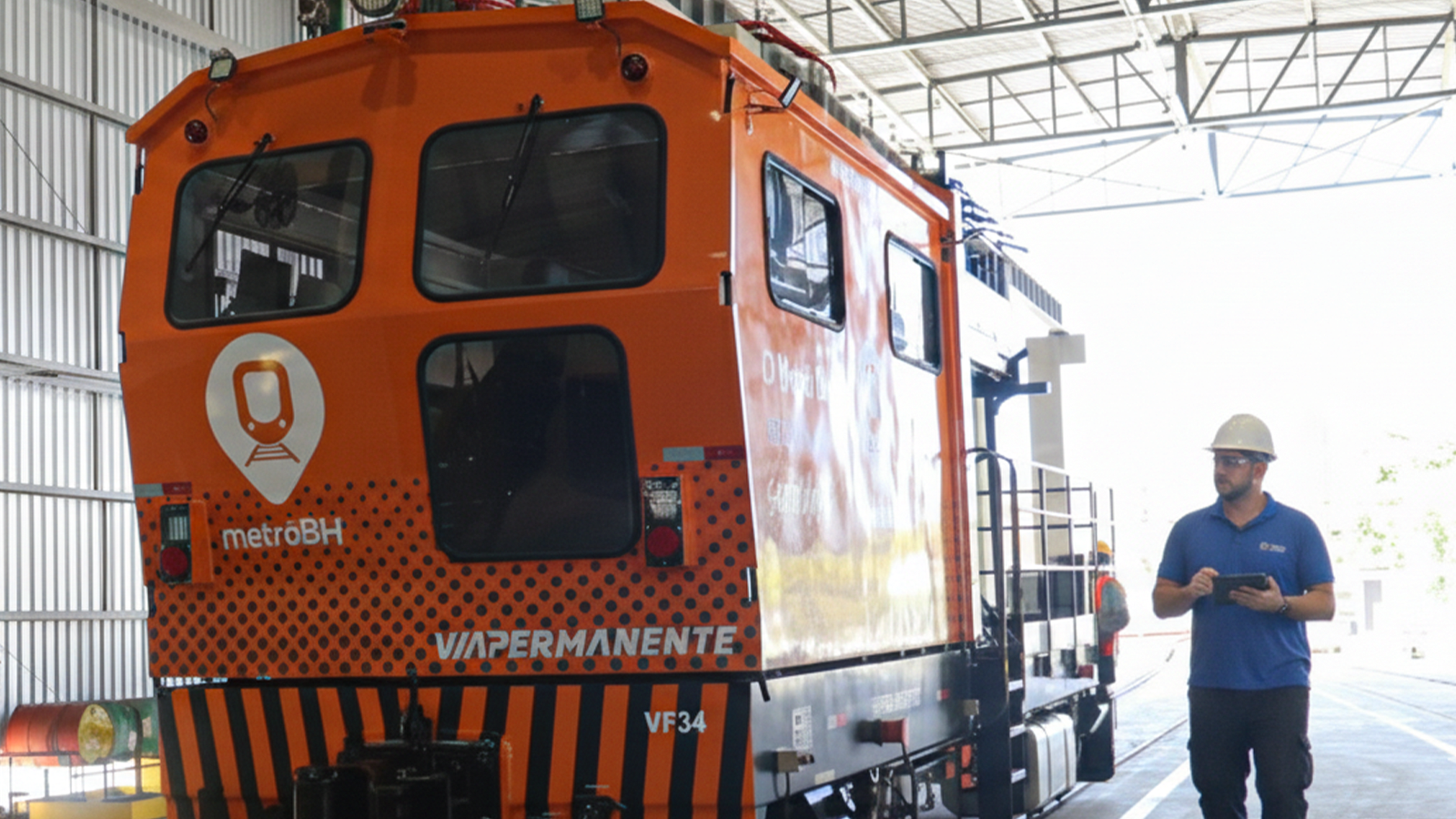 Metrô da Região Metropolitana de Belo Horizonte recebe novos equipamentos de manutenção e avança em modernização do sistema