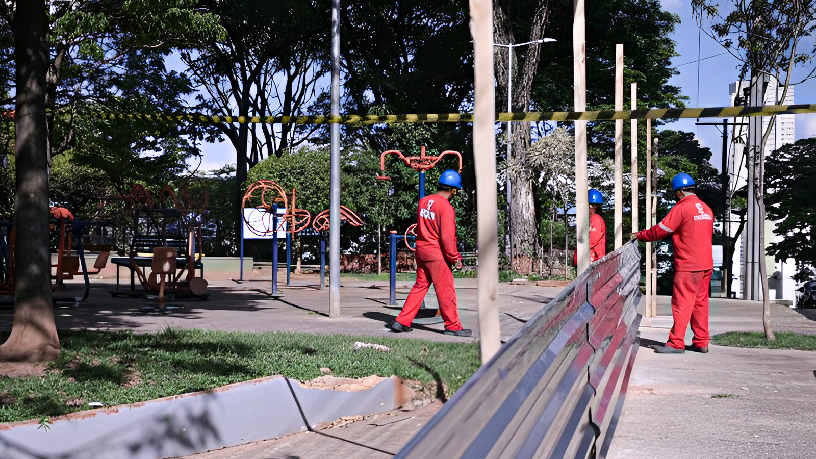 Nove praças de Belo Horizonte passam por revitalização após retomada das obras