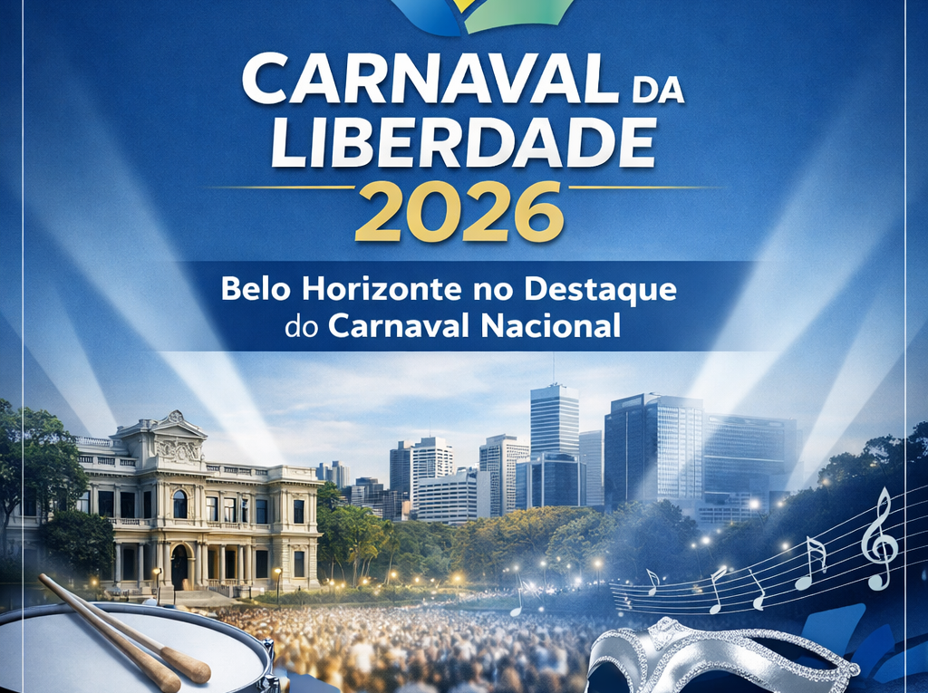 Carnaval da Liberdade 2026 apresenta atrações inéditas e consolida Belo Horizonte no cenário nacional da folia