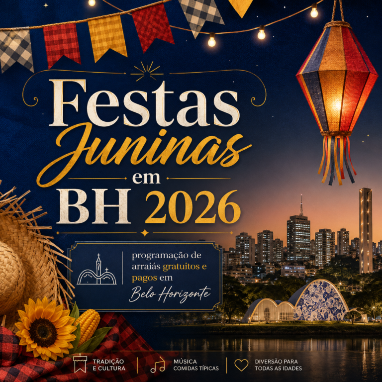 Festas Juninas em BH 2026 programação de arraiás gratuitos e pagos em Belo Horizonte